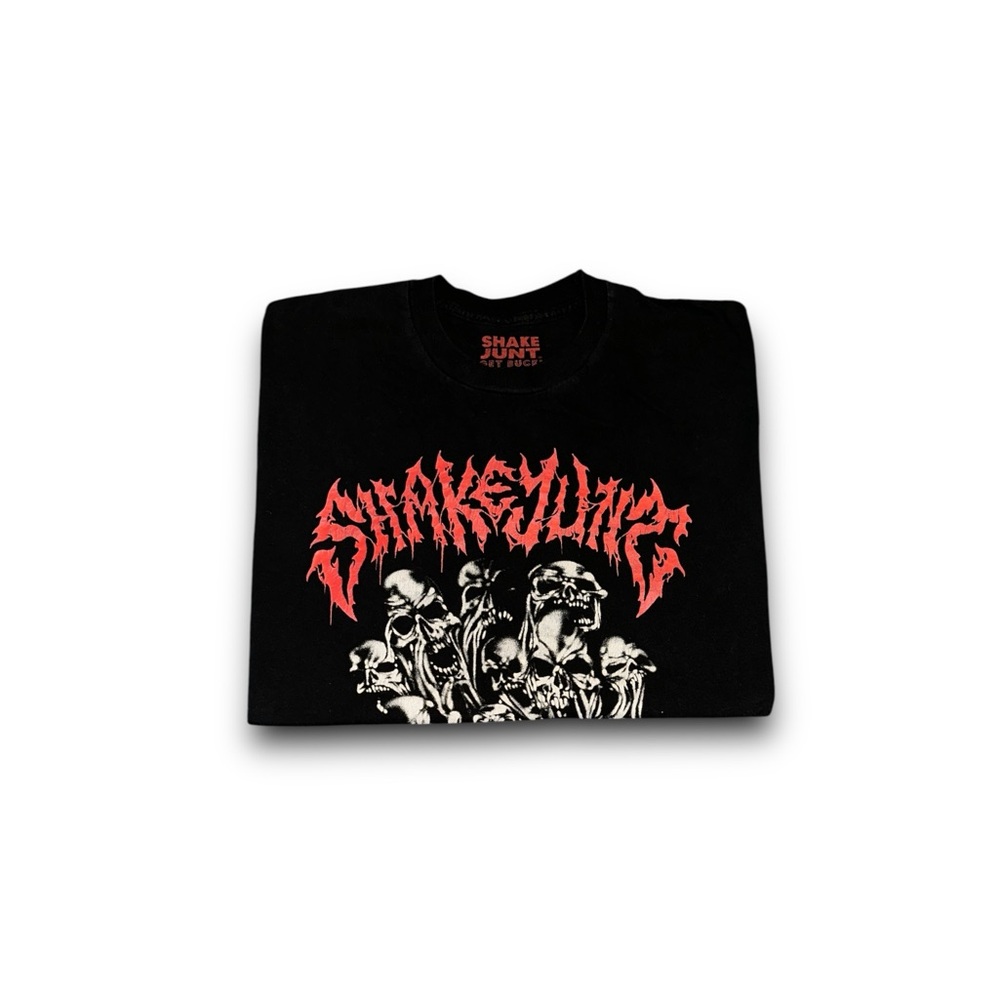 Shake Junt Get Buck! Incantation Skulls Black T-Shirt Men’s XL